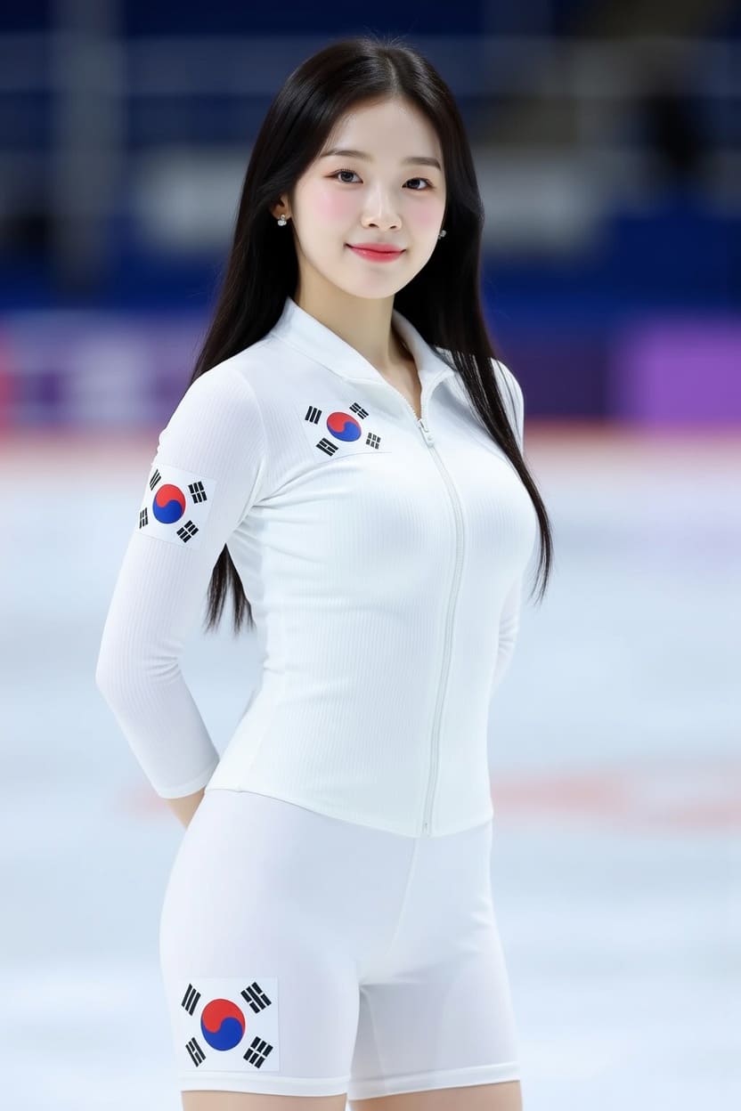 スケート選手の彩